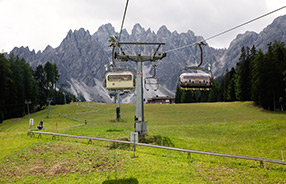 V italských Dolomitech s kočárkem