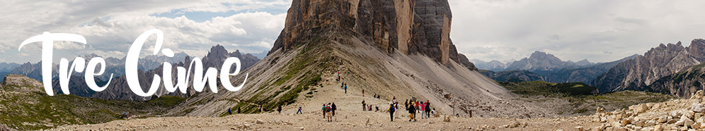 S dětmi pod majestátní Tre Cime di Lavaredo